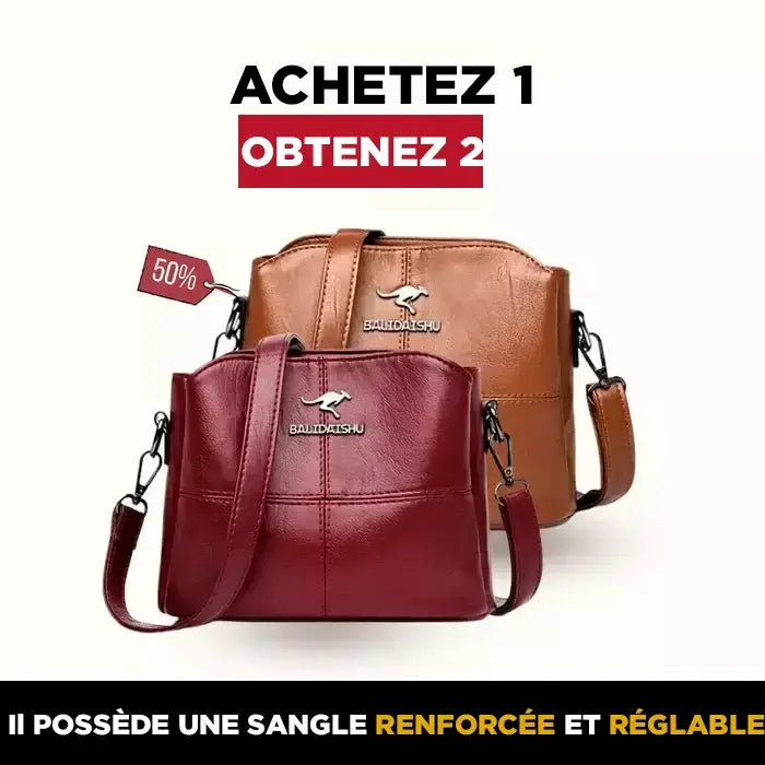 (Achetez 1, OBTENEZ 2 UNITÉS) Sac à main en Cuir Noble Megan® / Élevez votre style à un niveau supérieur