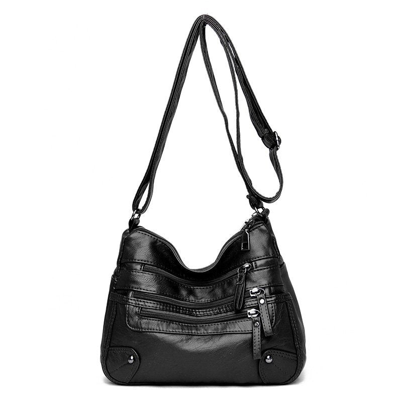 Sac en cuir multicouche pour femme