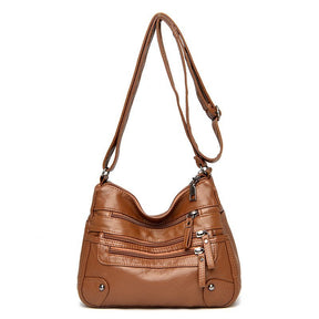 Sac en cuir multicouche pour femme