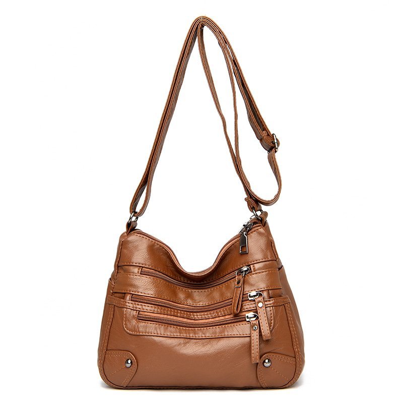 Sac en cuir multicouche pour femme