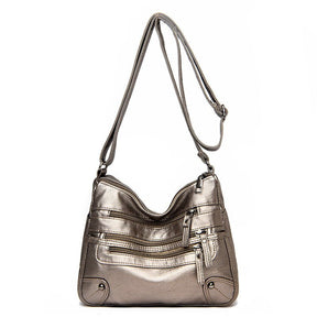 Sac en cuir multicouche pour femme