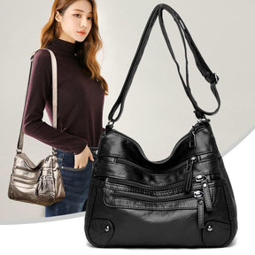 Sac en cuir multicouche pour femme