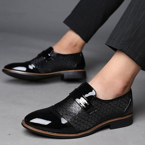 Chaussures habillées en cuir pour hommes - Antidérapantes