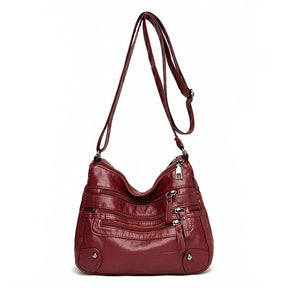 Sac en cuir multicouche pour femme