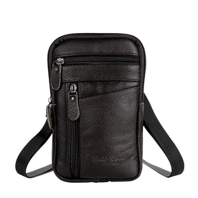 Sac bandoulière pour homme en cuir véritable