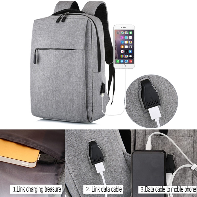 Sac à dos antivol avec chargeur USB